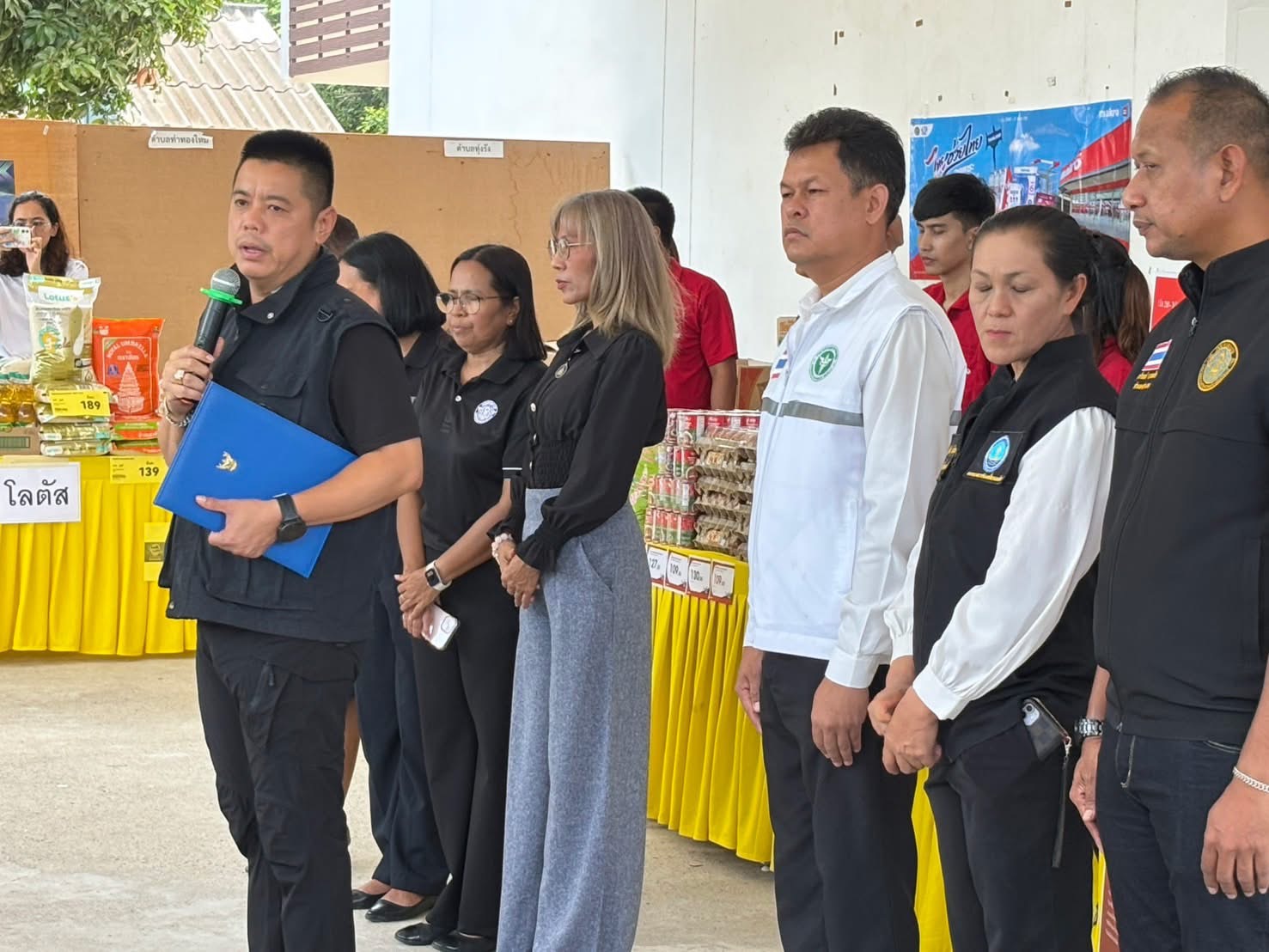 พช.กาญจนดิษฐ์ ร่วมพิธีเปิด Kick off โครงการ “ไทยช่วยไทย” ลดภาระ ลดค่าครองชีพ